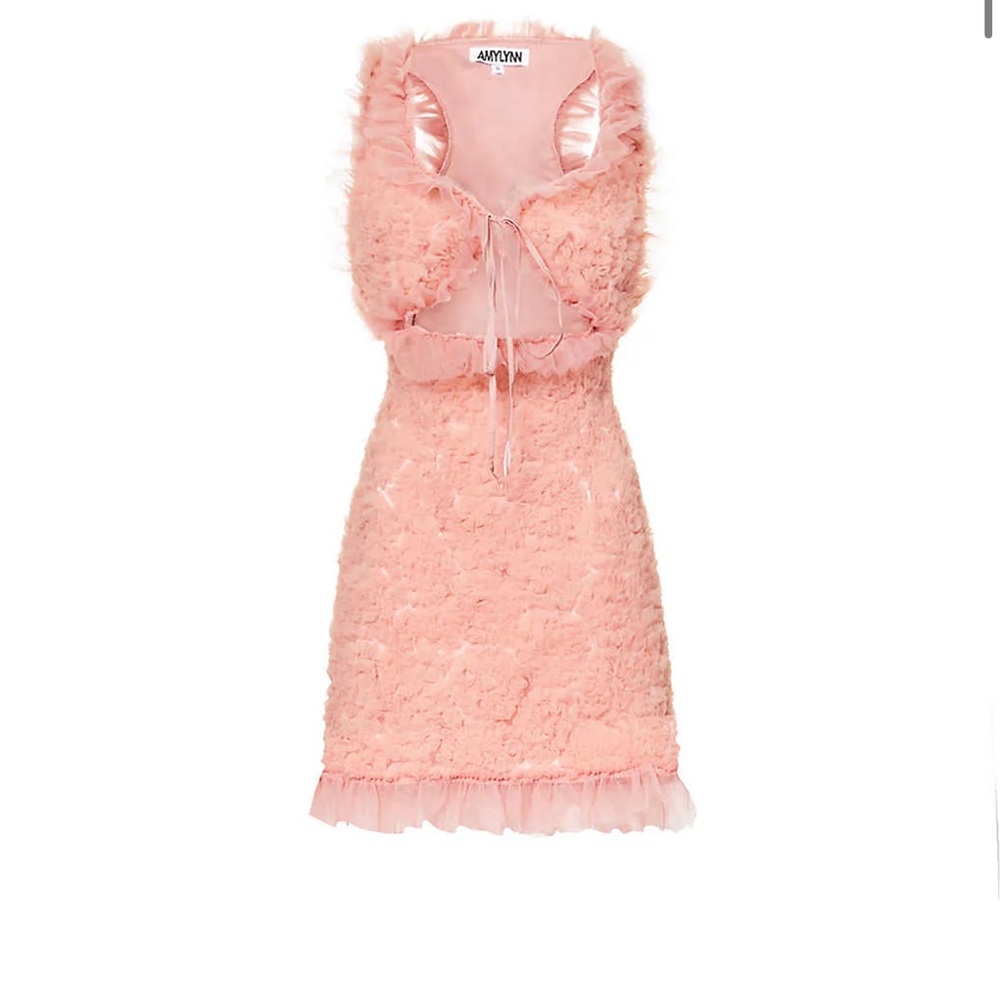 NEW WITH TAGS TAYLOR PINK CUT OUT MINI DRESS